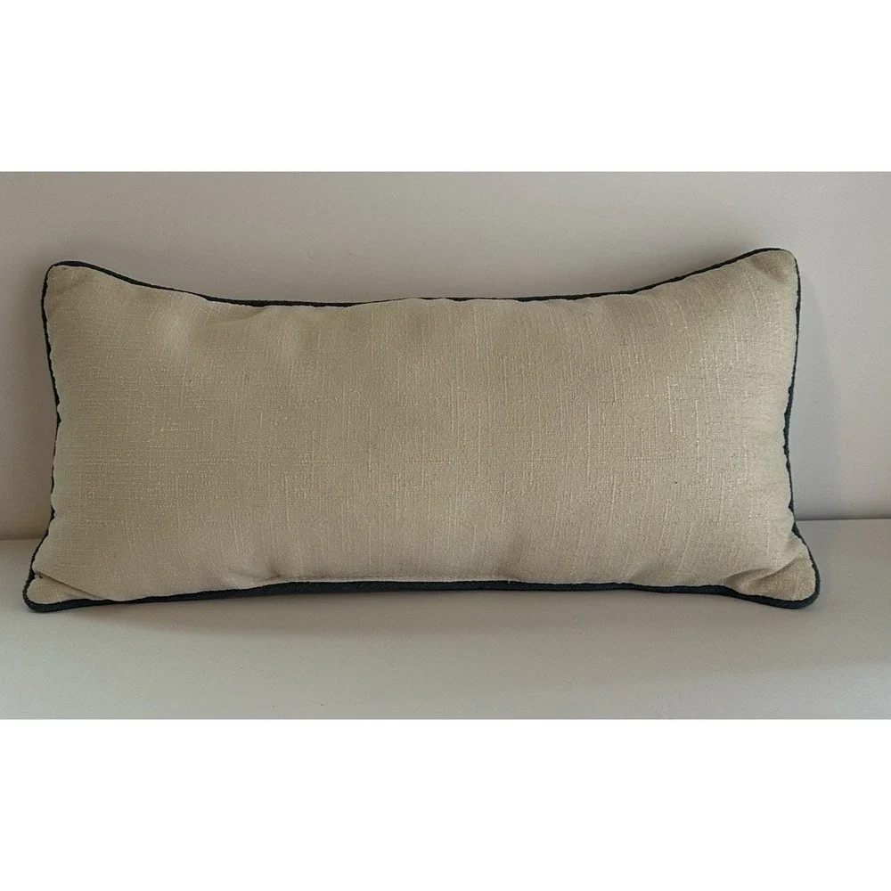 Pray Without Ceasing Decorative Lumbar Pillow Farmhouse Faith Accent Cottagecore